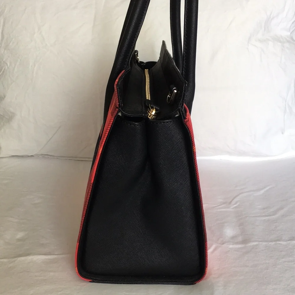 NWOT Kate Spade Cameron Street Plaid Candace Leather Satchel Bag - Picture 6 of 16